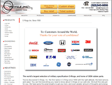 Tablet Screenshot of oringsusa.com